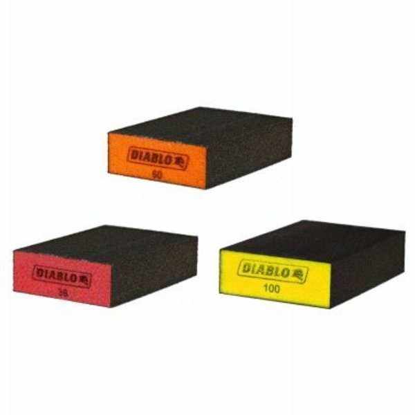 Bsc Preferred 3PK FlatEdge Sand Block DFBBLOCAST03G